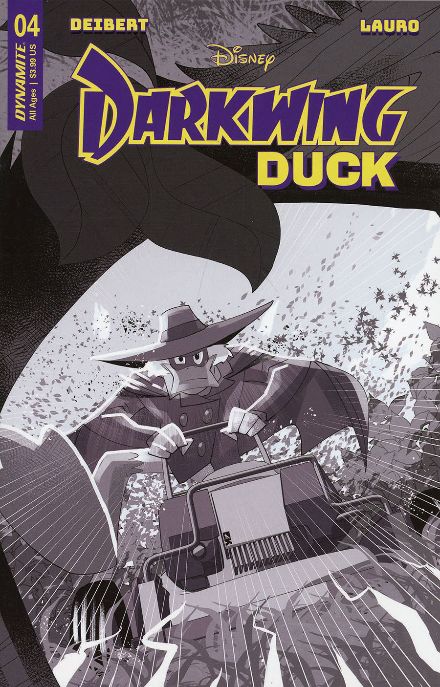 DARKWING DUCK (2023) #4 1/10 KAMBADAIS B&W VARIANT