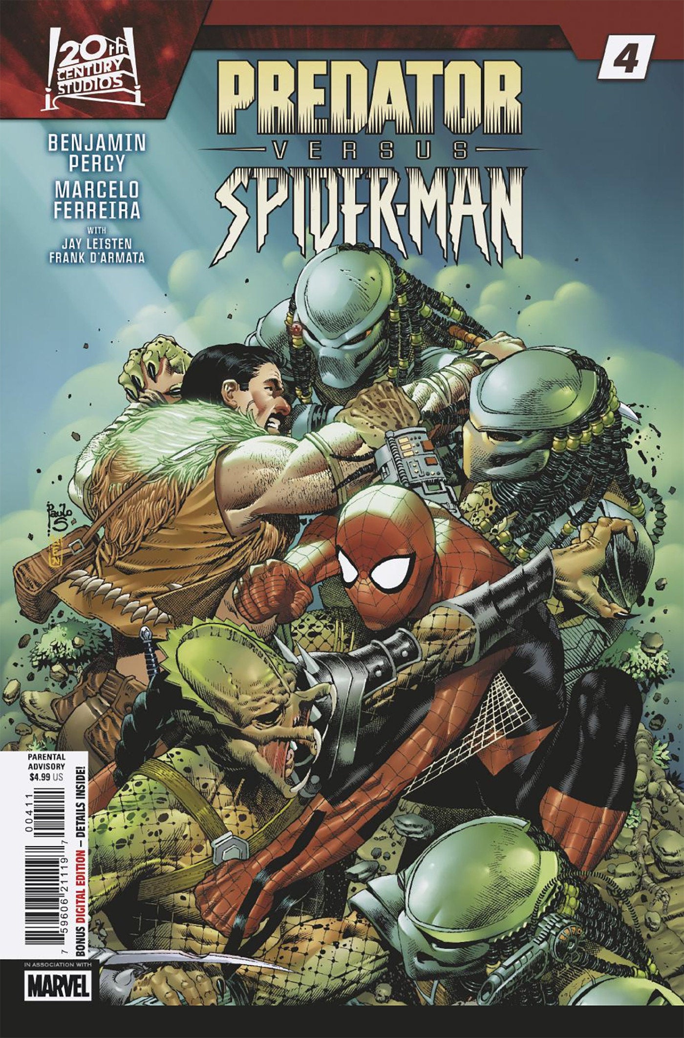 PREDATOR VS SPIDER-MAN #4