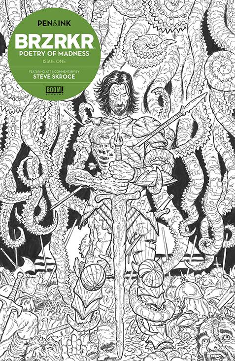 BRZRKR POETRY OF MADNESS PEN & INK #1