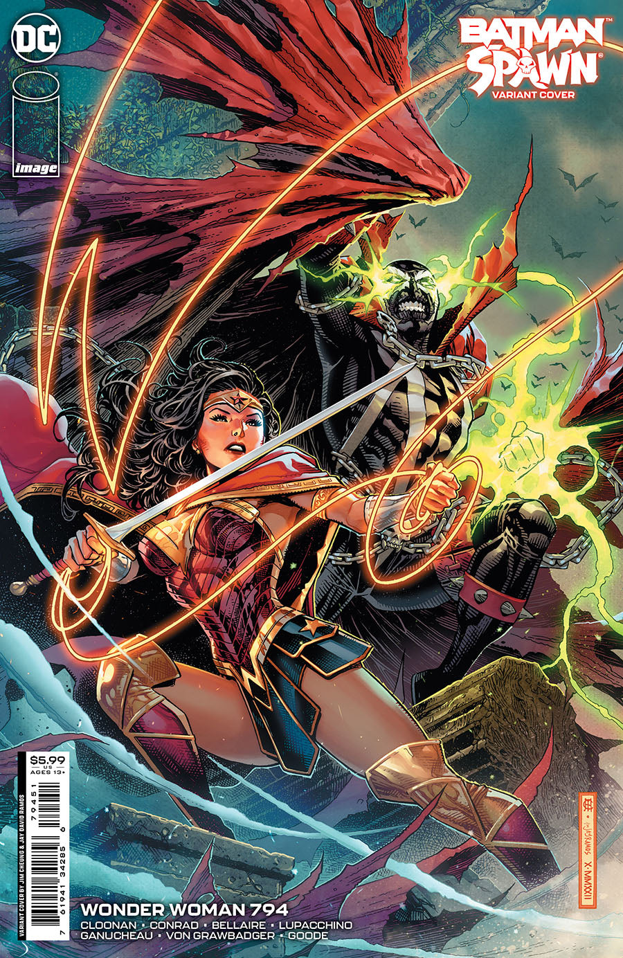 WONDER WOMAN #794 CHEUNG DC SPAWN VARIANT