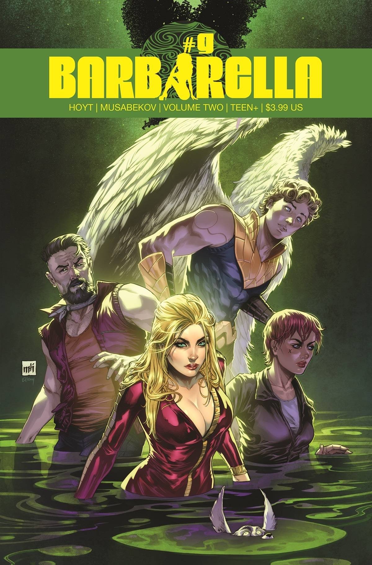 BARBARELLA #9 1/15 KROME ORIGINAL ART VARIANT