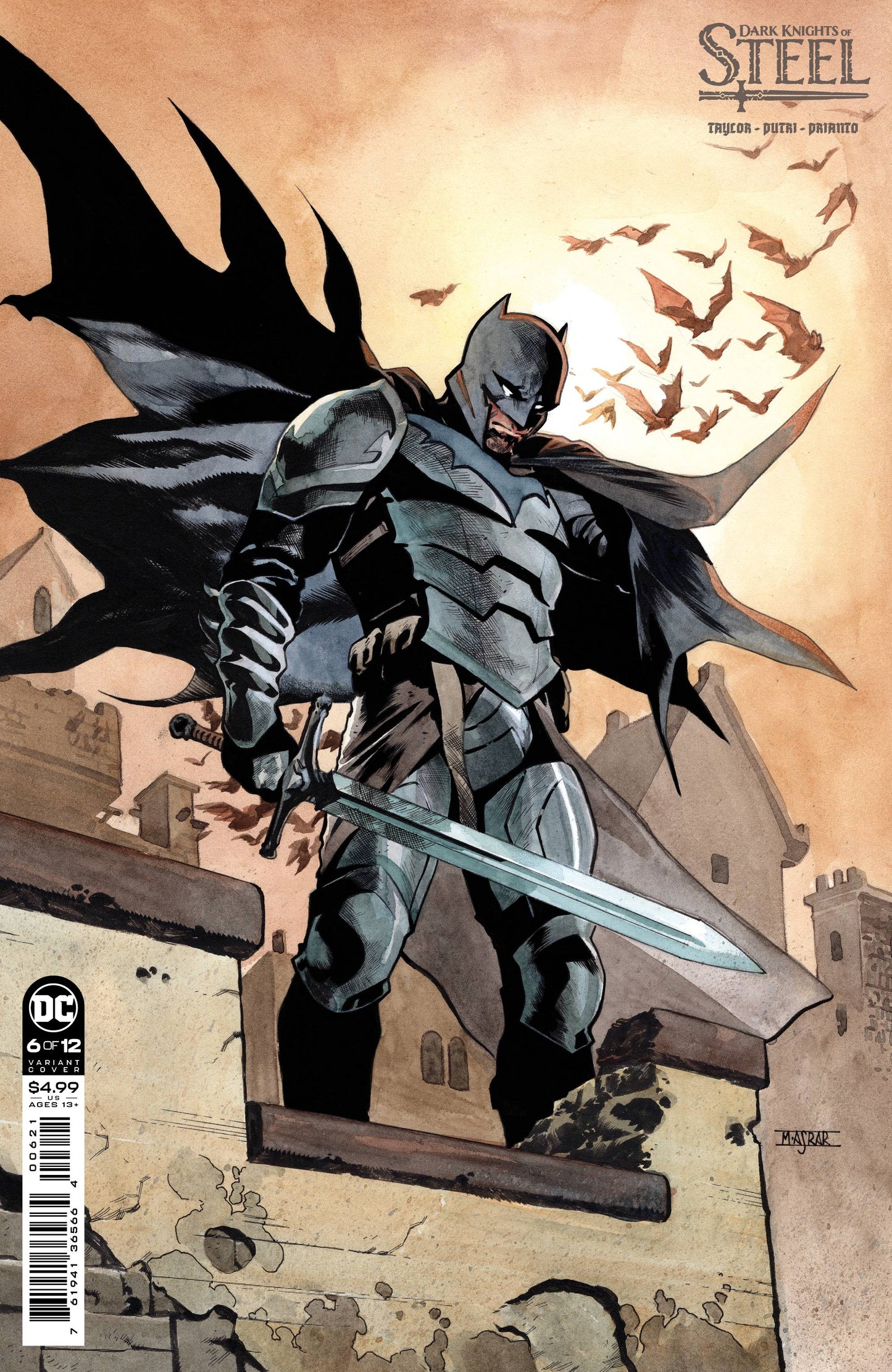 DARK KNIGHTS OF STEEL #6 1/25 ASRAR VARIANT