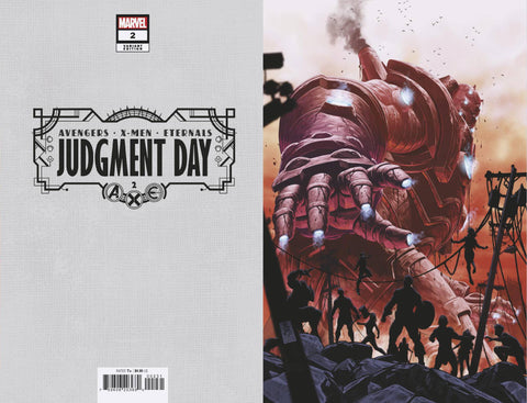A.X.E. JUDGMENT DAY #2 1/100 BROOKS VIRGIN VARIANT