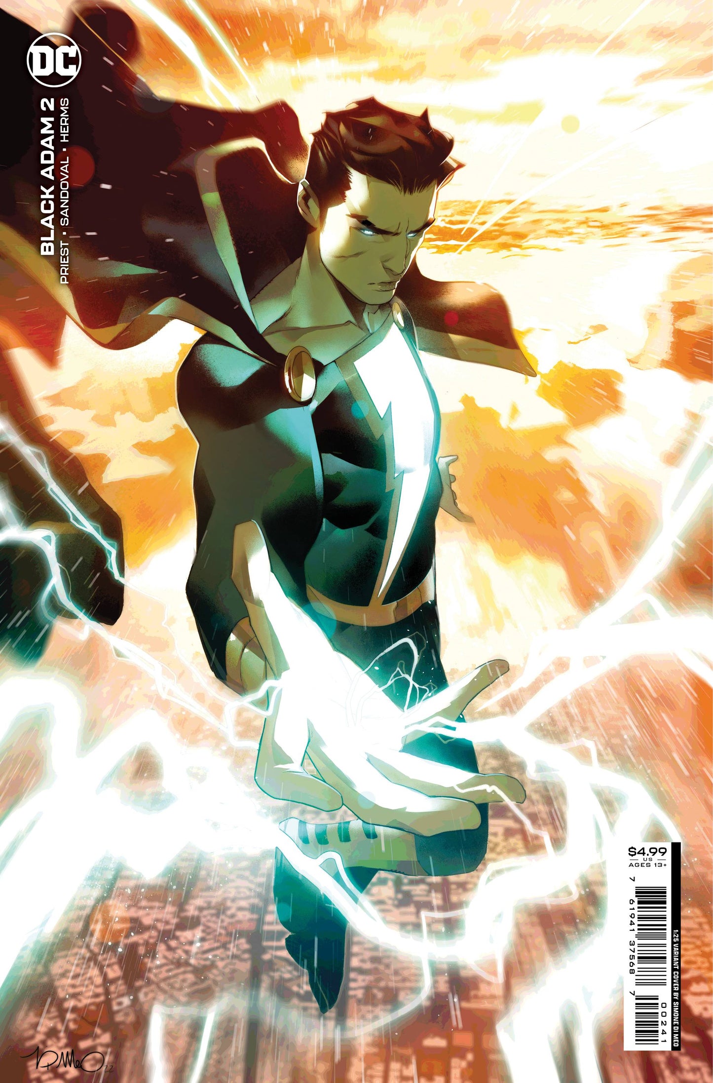 BLACK ADAM #2 1/25 DI MEO VARIANT