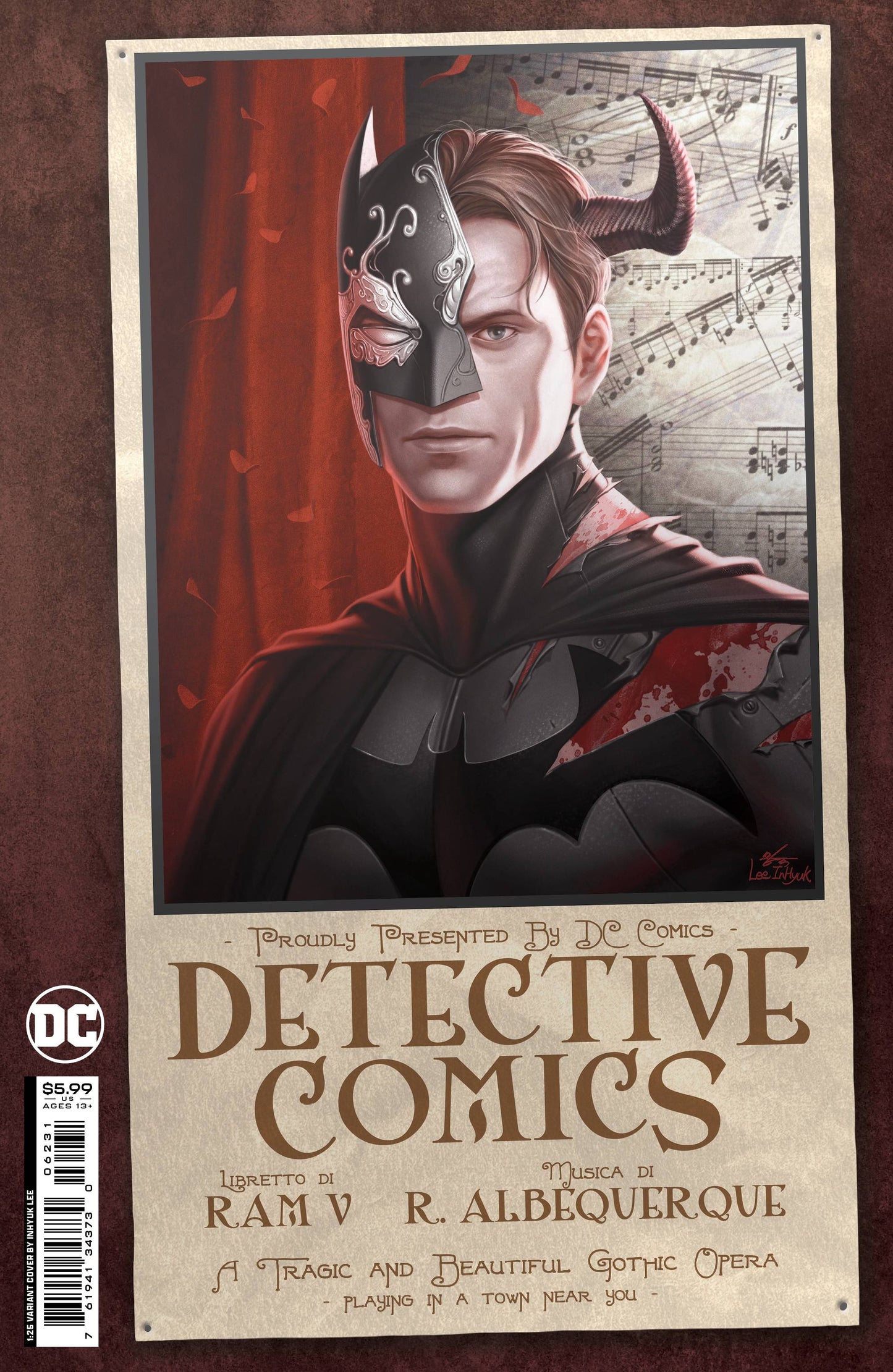 DETECTIVE COMICS #1062 1/25 LEE CARD STOCK VARIANT
