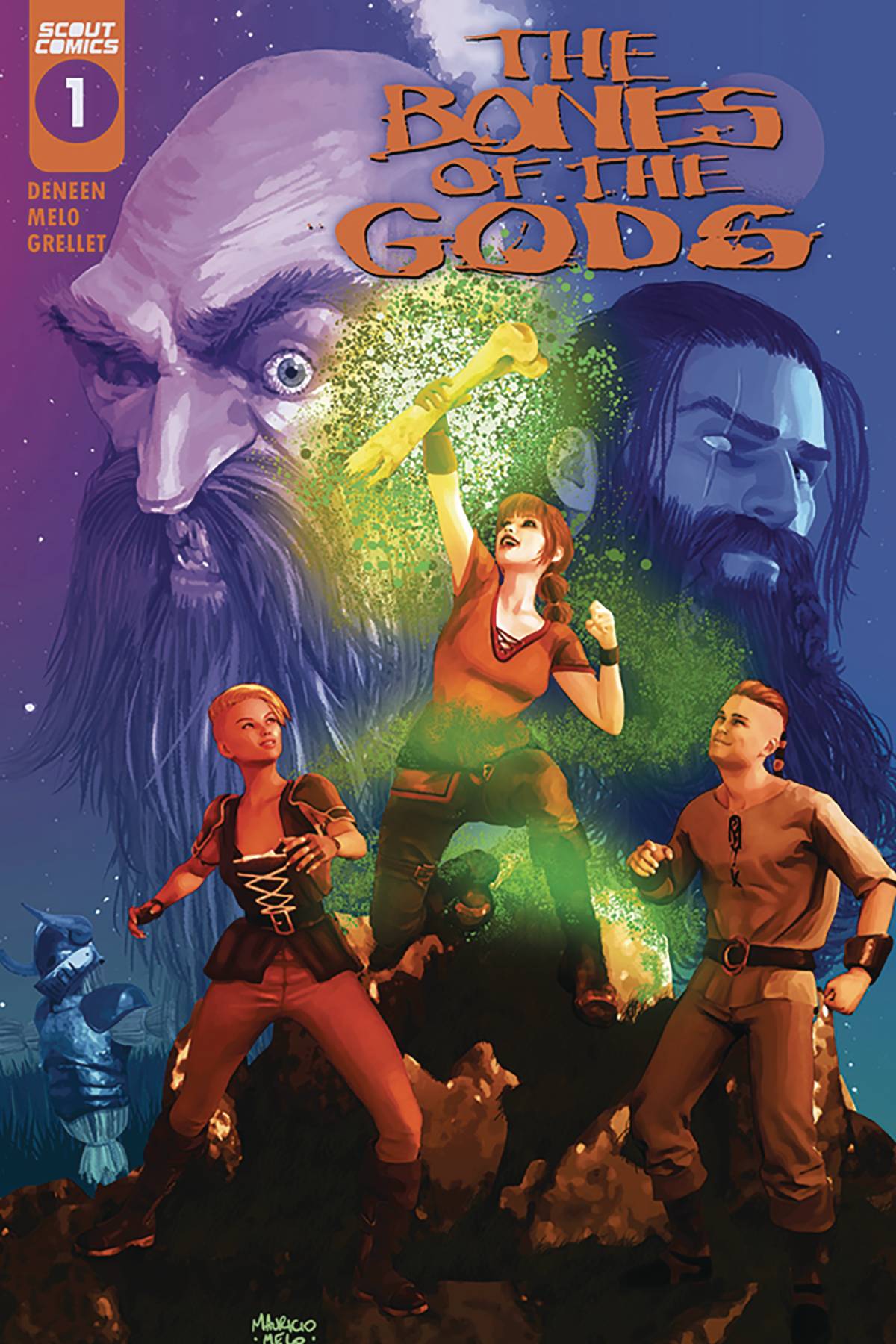 BONES OF THE GODS #1 1/10 MELO VARIANT