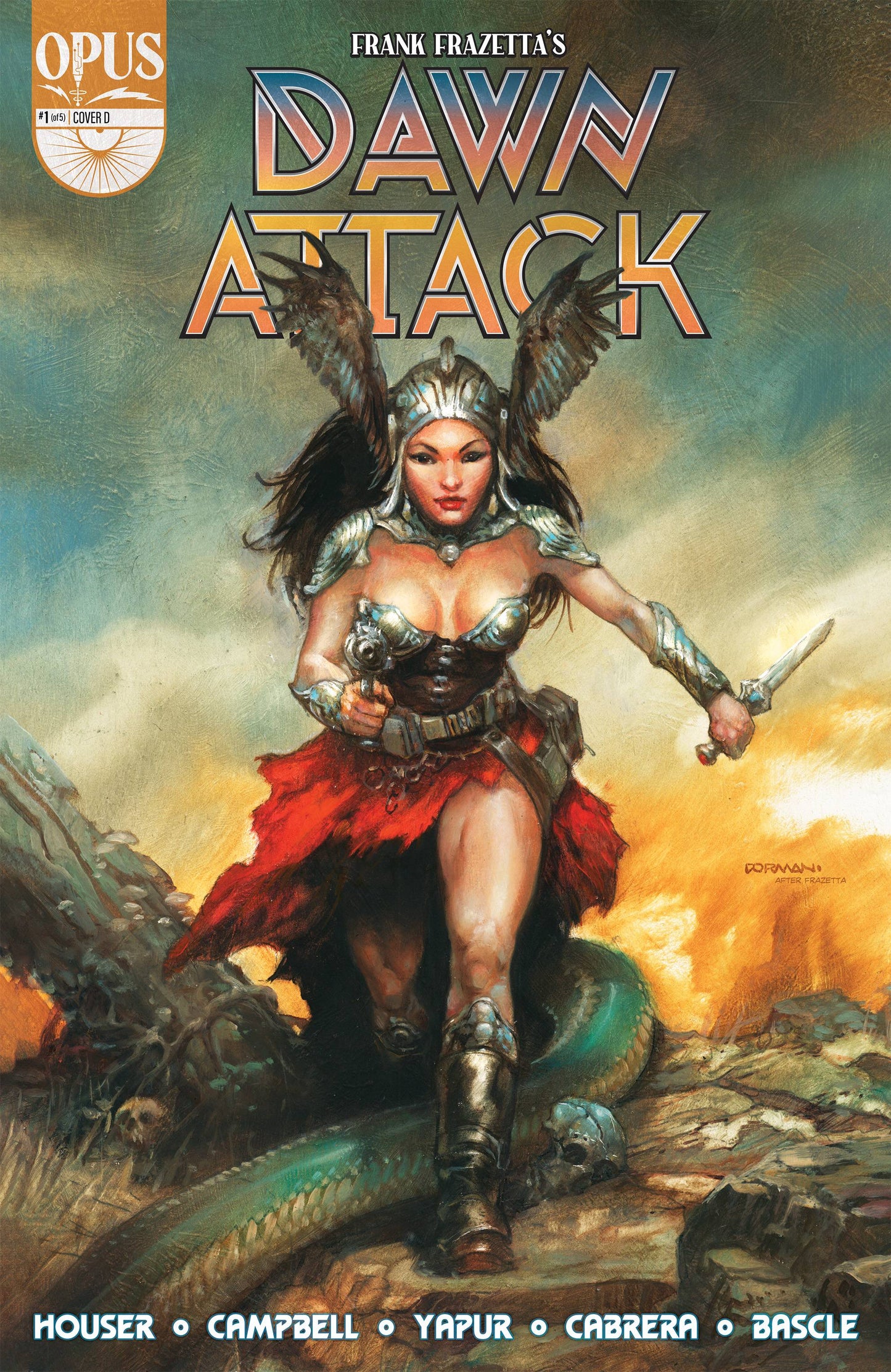 FRANK FRAZETTA'S DAWN ATTACK #1 1/10 DORMAN VARIANT