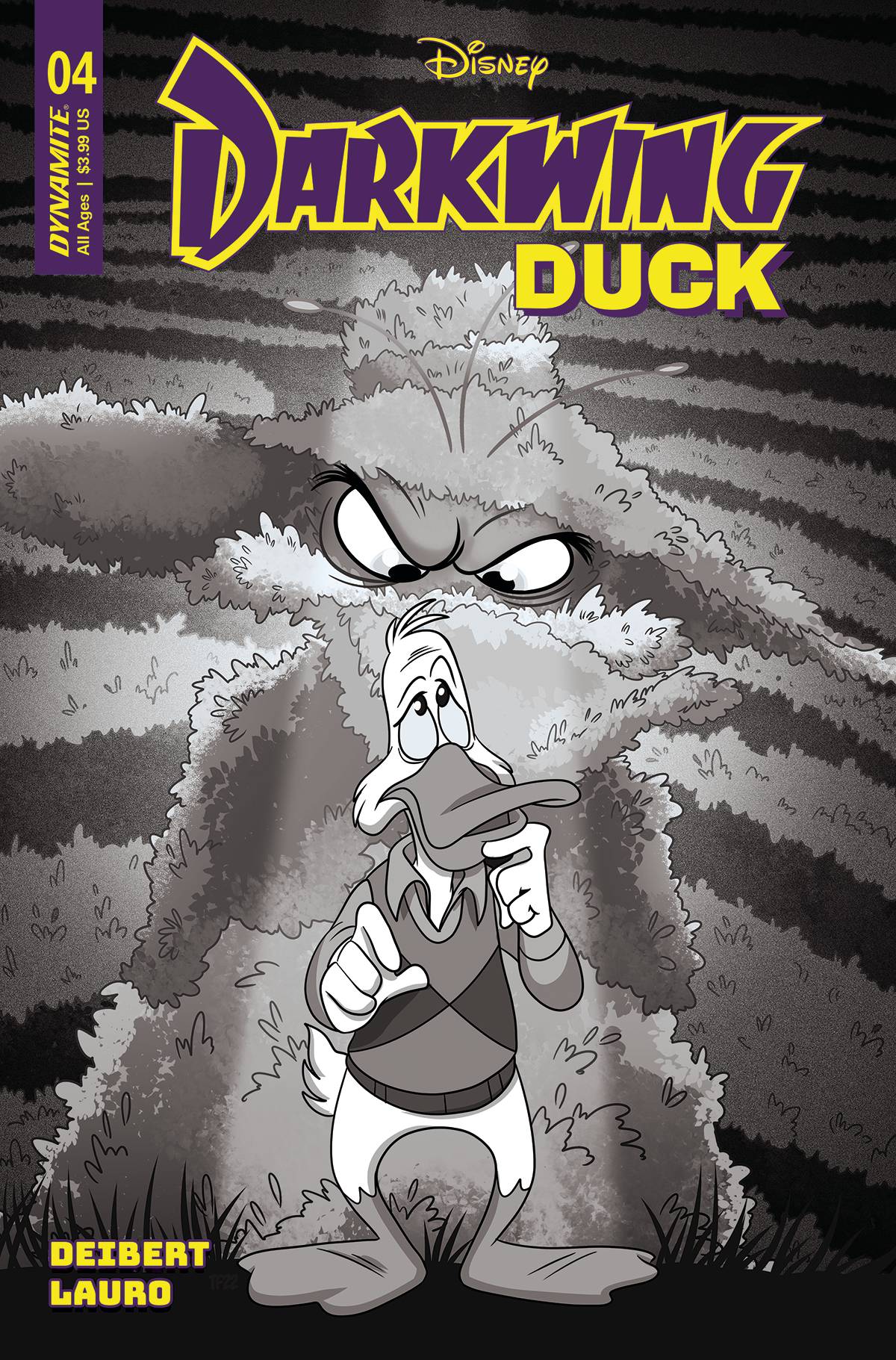 DARKWING DUCK (2023) #4 1/10 FORSTNER B&W VARIANT