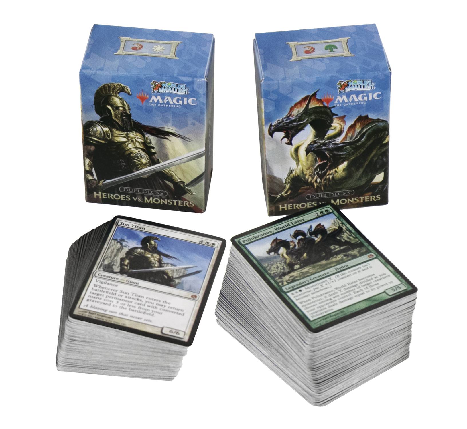 WORLD'S SMALLEST MAGIC THE GATHERING HEROES VS MONSTERS DUEL DECKS – The  Comic Book Shoppe