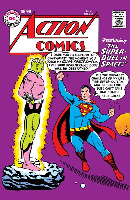 ACTION COMICS #242 FACSIMILE EDITION CVR C CURT SWAN FOIL VAR