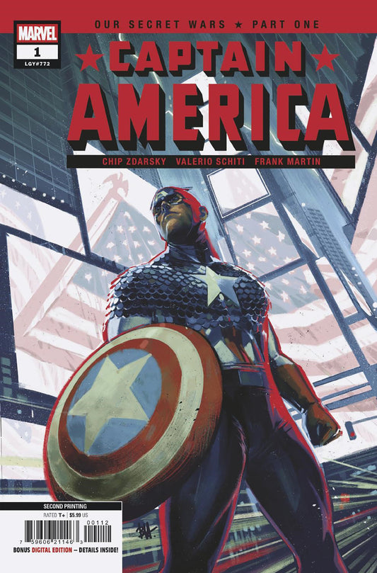 CAPTAIN AMERICA (2025) #1 2ND PTG HARVEY VARIANT