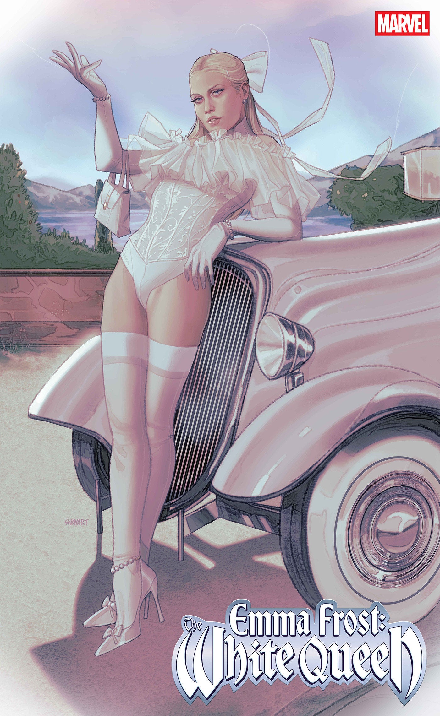 EMMA FROST: THE WHITE QUEEN #1 SWABY EMMA FROST VARIANT