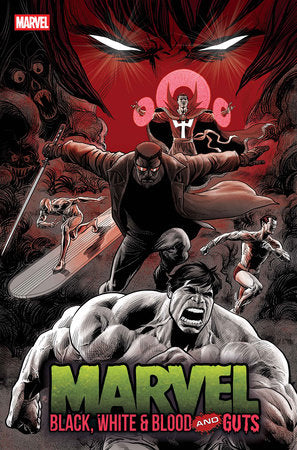 MARVEL: BLACK  WHITE & BLOOD AND GUTS #4