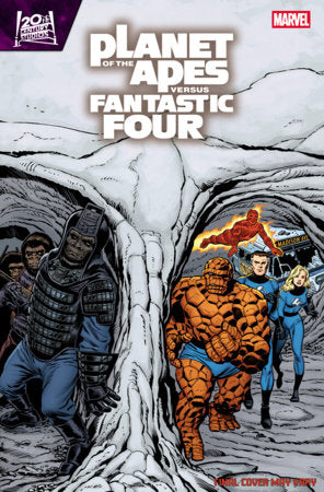 PLANET OF THE APES VS. FANTASTIC FOUR #2 RON FRENZ HOMAGE VARIANT