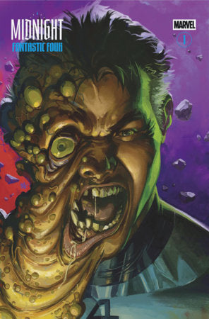 MIDNIGHT FANTASTIC FOUR #1 COVER D E.M. GIST MIDNIGHT HORROR HOMAGE VARIANT