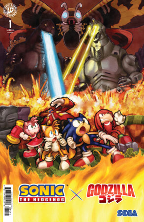 SONIC THE HEDGEHOG X GODZILLA #1 FONSECA VARIANT
