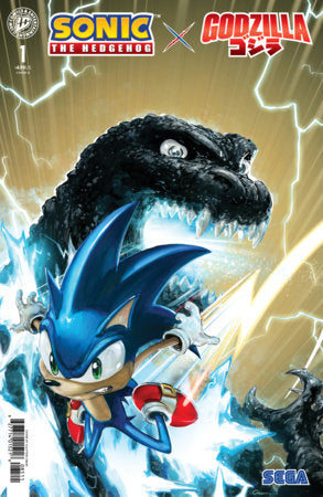 SONIC THE HEDGEHOG X GODZILLA #1 CRAIN VARIANT