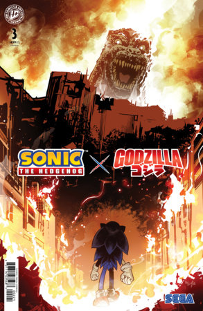 SONIC THE HEDGEHOG X GODZILLA #3 COVER B CIZMESIJA