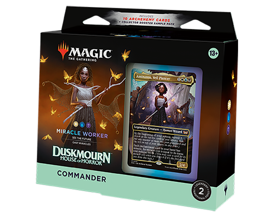 MAGIC THE GATHERING: DUSKMOURN HOUSE OF HORROR MIRACLE WORKER COMMANDER DECK