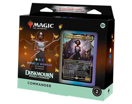 MAGIC THE GATHERING: DUSKMOURN HOUSE OF HORROR MIRACLE WORKER COMMANDER DECK