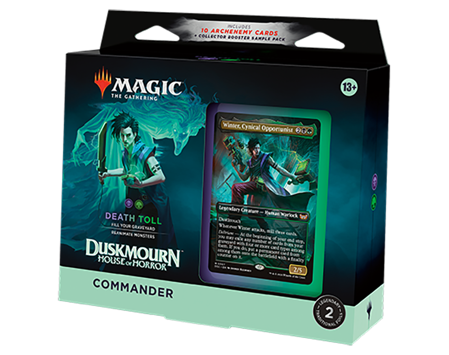 MAGIC THE GATHERING: DUSKMOURN HOUSE OF HORROR DEATH TOLL COMMANDER DECK