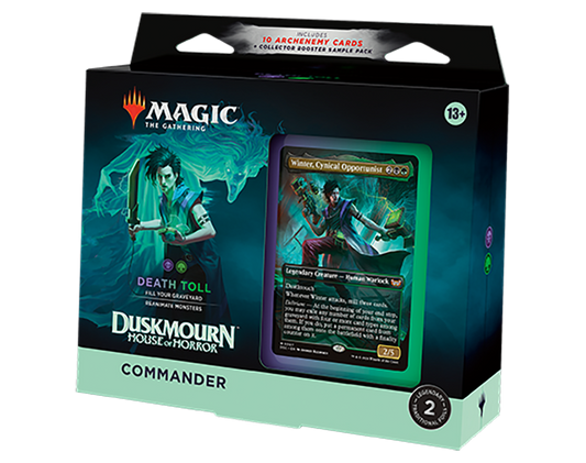 MAGIC THE GATHERING: DUSKMOURN HOUSE OF HORROR DEATH TOLL COMMANDER DECK