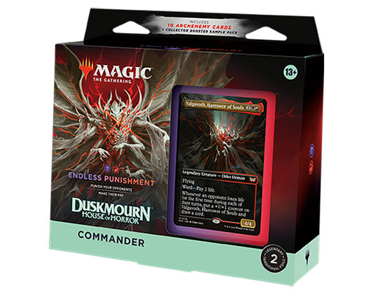 MAGIC THE GATHERING: DUSKMOURN HOUSE OF HORROR ENDLESS PUNISHMENT COMMANDER DECK