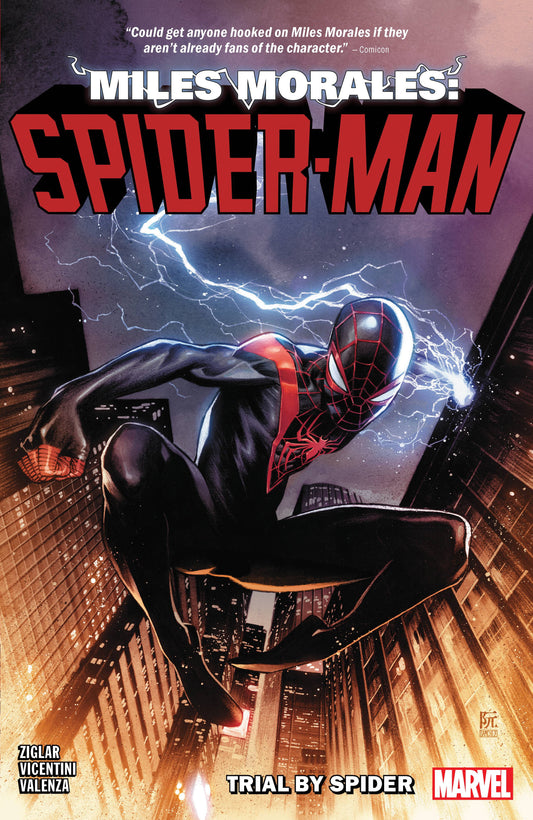 MILES MORALES SPIDERMAN BY ZIGLAR (2022) TPB VOL 01 TRIAL BY SPIDER	 MILES MORALES SPIDERMAN BY ZIGLAR TPB VOL 01 TRIAL BY SPIDER