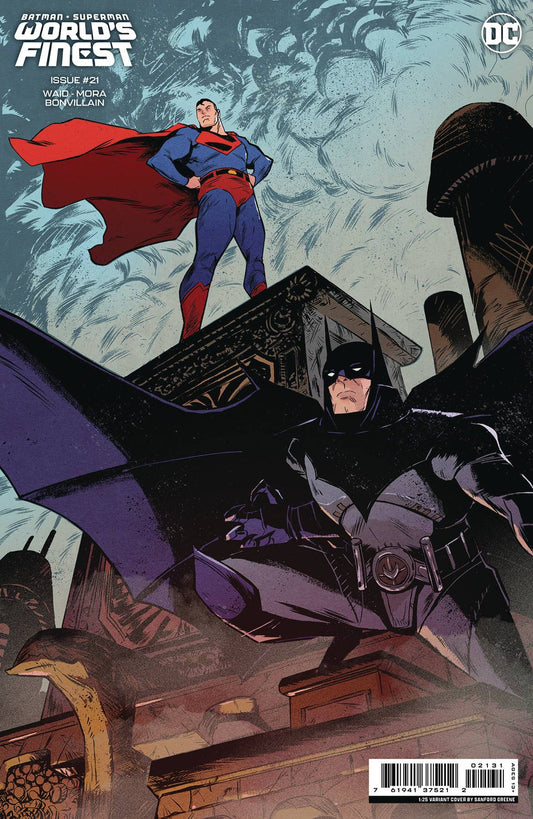 BATMAN SUPERMAN: WORLD'S FINEST #21 1/25 GREENE CARD STOCK VARIANT