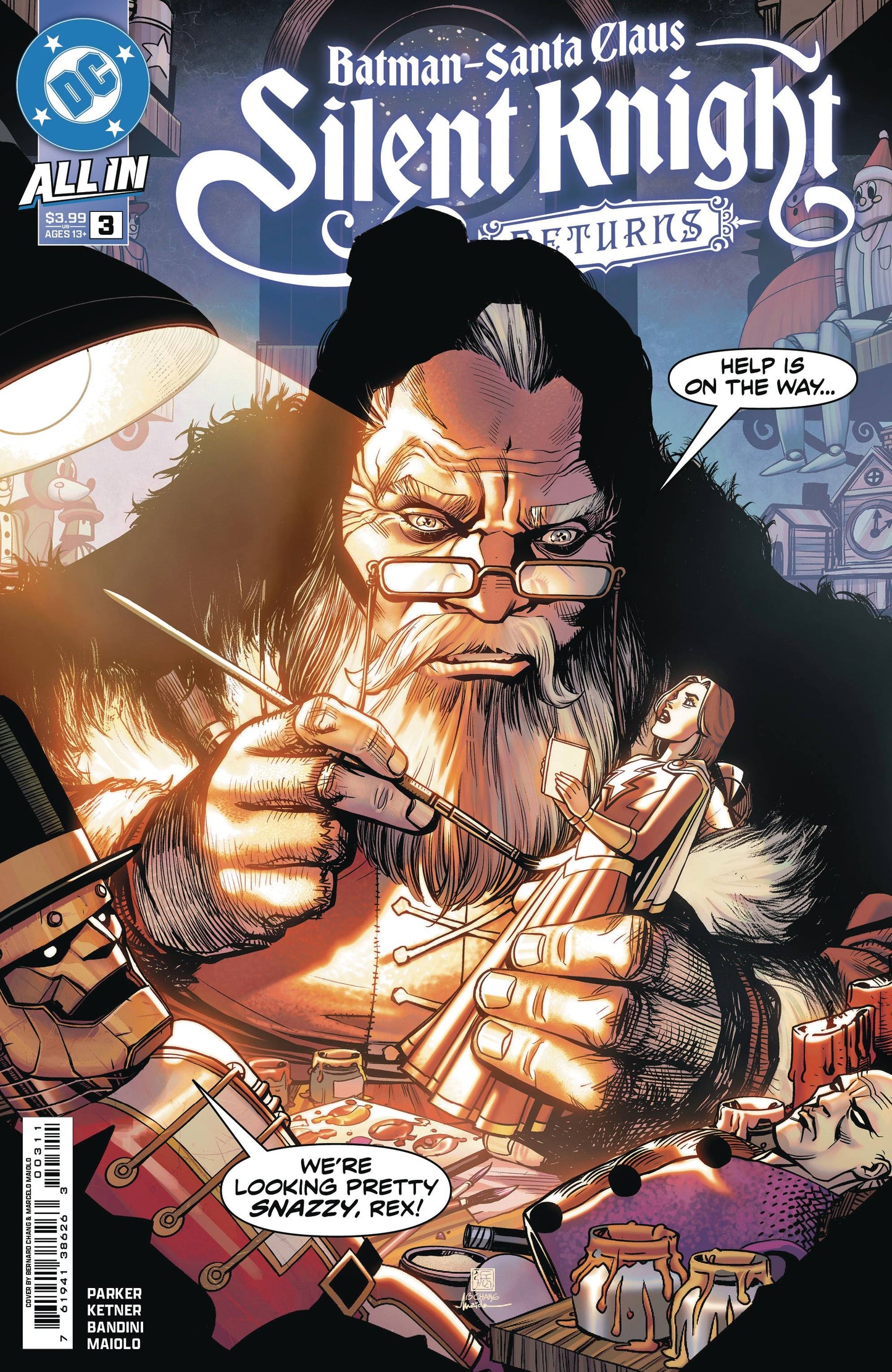 BATMAN SANTA CLAUS SILENT KNIGHT RETURNS #3