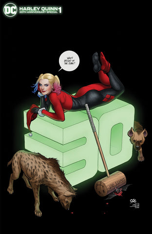 HARLEY QUINN 30TH ANNIVERSARY SPECIAL #1 1/10 CHO GLOW-IN-THE-DARK VARIANT