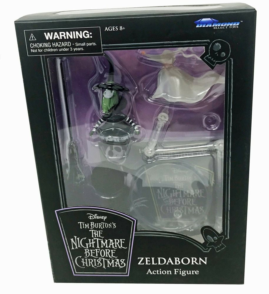 DIAMOND SELECT NIGHTMARE BEFORE CHRISTMAS - ZELDABORN & ZERO SET