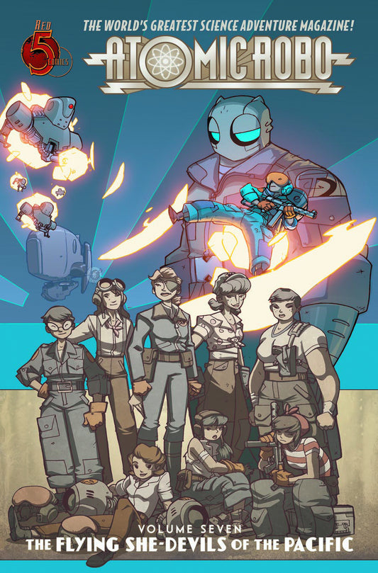 ATOMIC ROBO TPB VOL 07 FLYING SHE-DEVILS OF THE PACIFIC