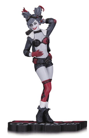 HARLEY QUINN RED WHITE & BLACK STATUE BY ANT LUCIA