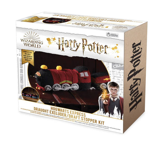 HARRY POTTER WIZARDING WORLD KNIT KIT HOGWARTS EXPRESS DRAUGHT EXCLUDER