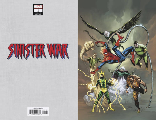 SINISTER WAR #1 1/50 FRANK VIRGIN VARIANT