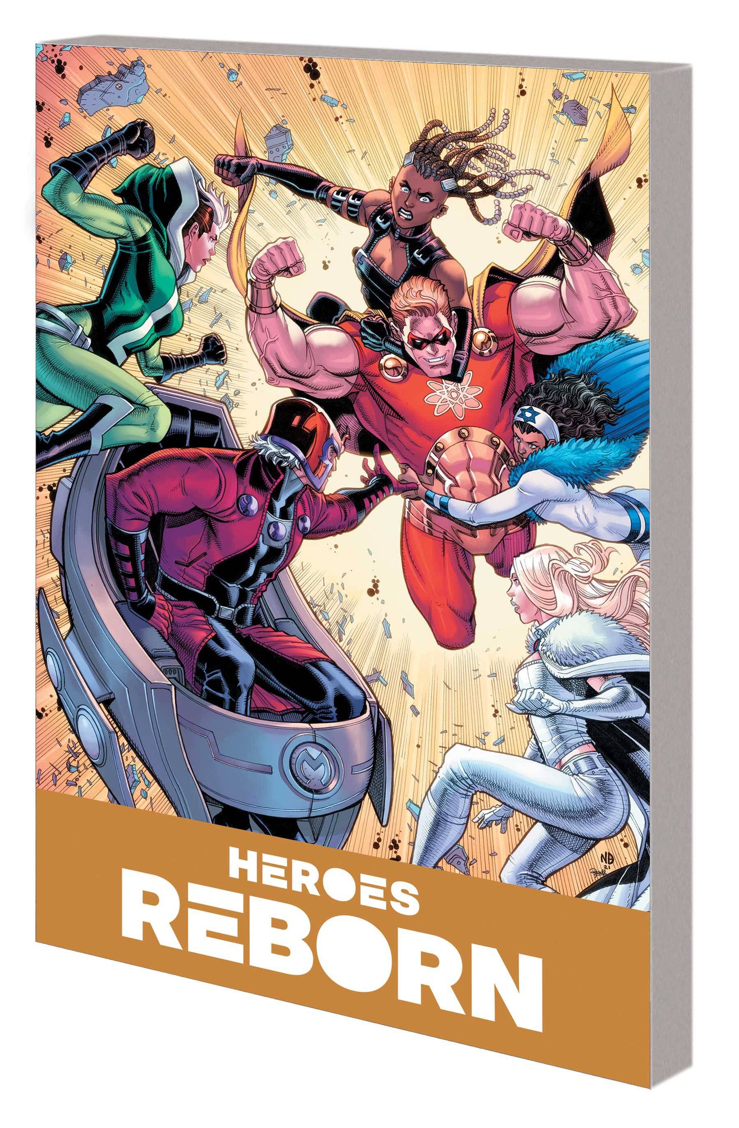 HEROES REBORN: AMERICA'S MIGHTIEST HEROES COMPANION TPB VOL 01