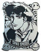 COWBOY BEBOP SILVER BADGE PIN - SPIKE