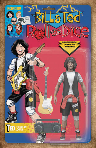 BILL & TED ROLL THE DICE #1 1/5 ACTION FIGURE VARIANT