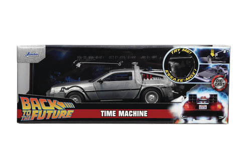 BACK TO THE FUTURE PART I TIME MACHINE WITH LIGHT DIE-CAST VEHICLE 1/24