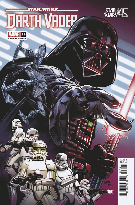 STAR WARS DARTH VADER #28 LAND NEW HOPE 45TH ANNIVERSARY VARIANT