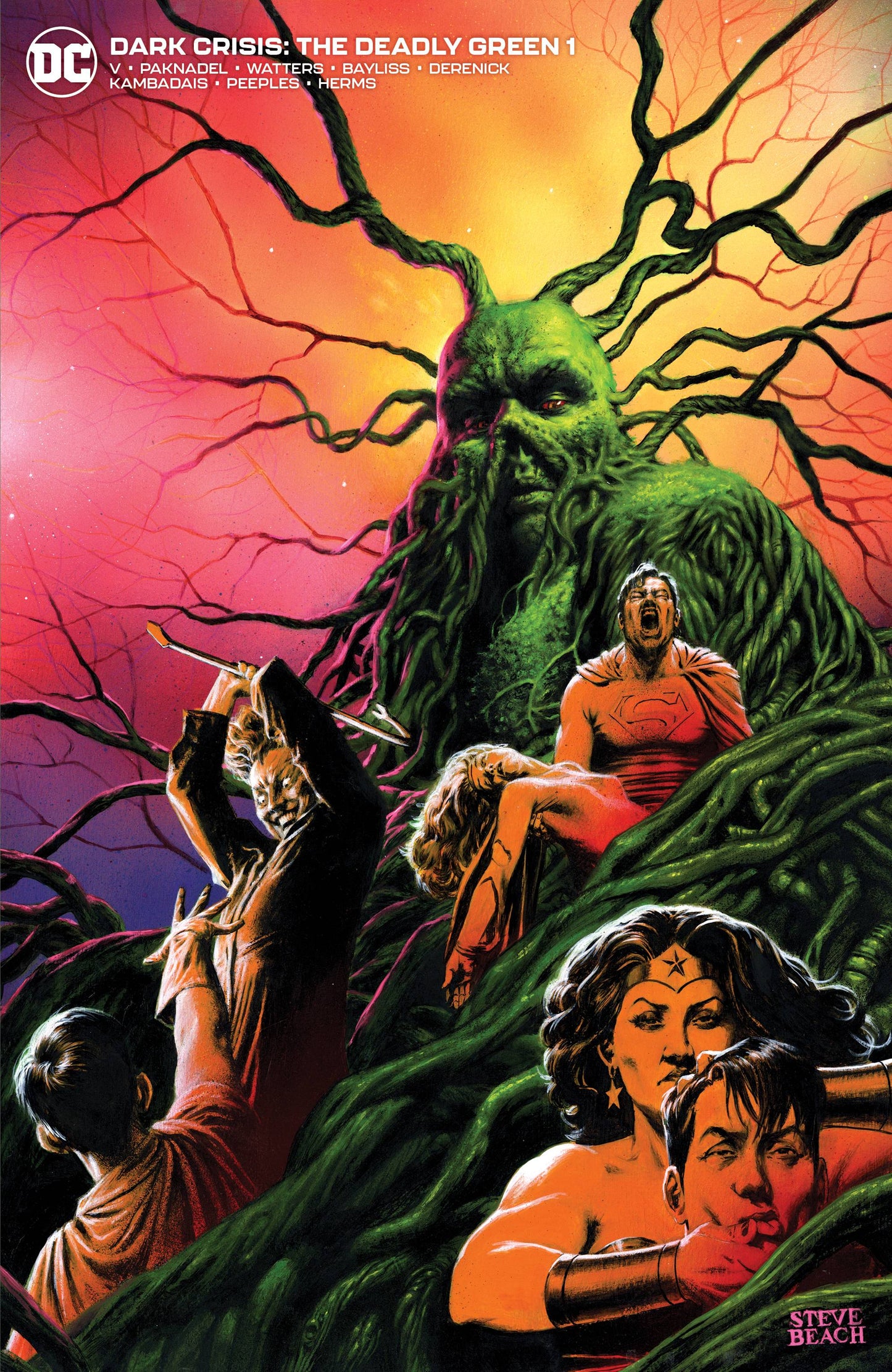 DARK CRISIS DEADLY GREEN #1 1/25 BEACH VARIANT