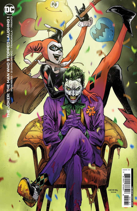 JOKER: THE MAN WHO STOPPED LAUGHING #1 1/100 HAINING VARIANT