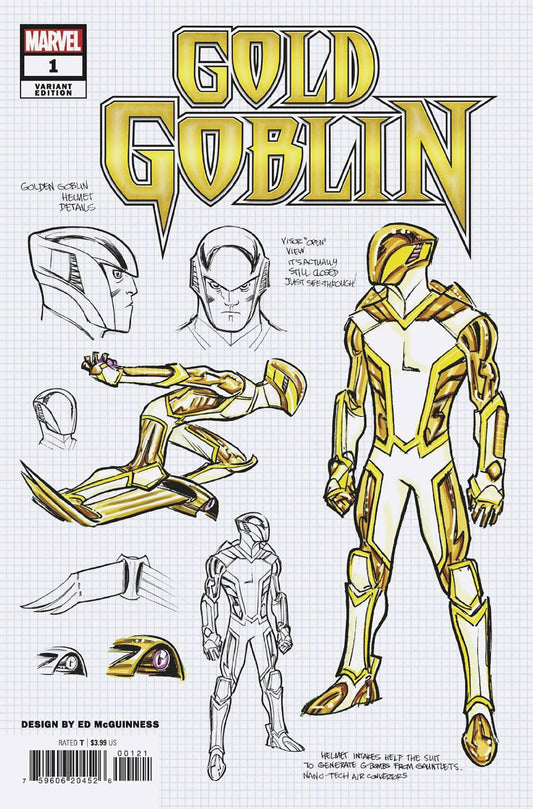 GOLD GOBLIN #1 1/25 MCGUINNESS DESIGN VARIANT