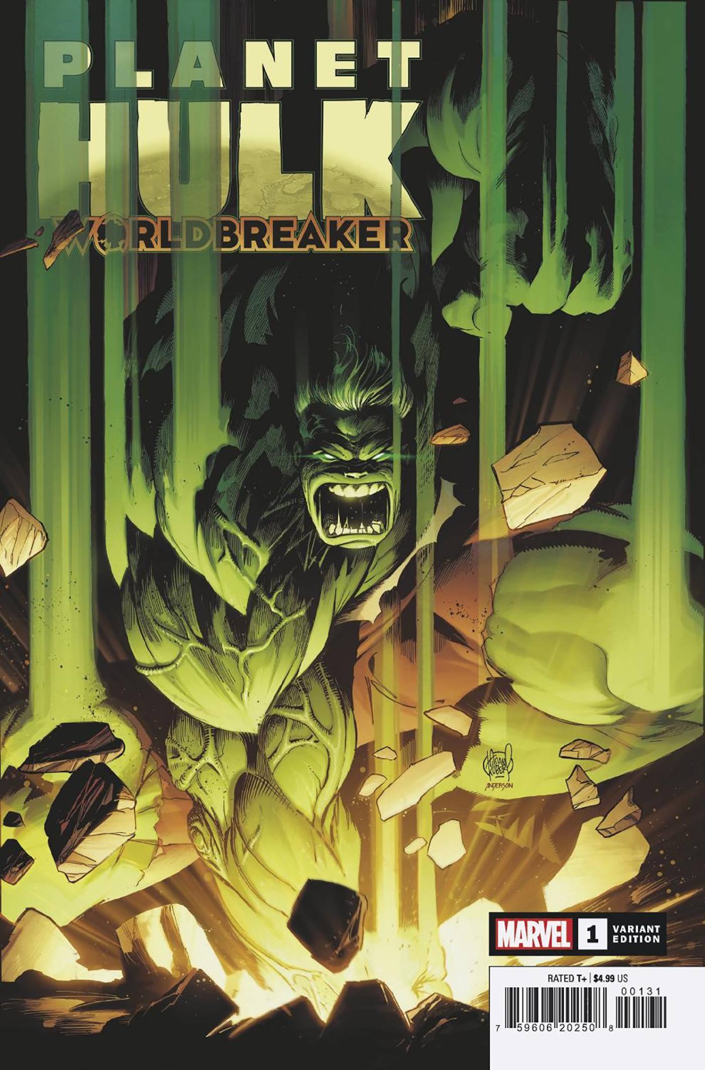 PLANET HULK WORLDBREAKER #1 1/25 KUBERT VARIANT