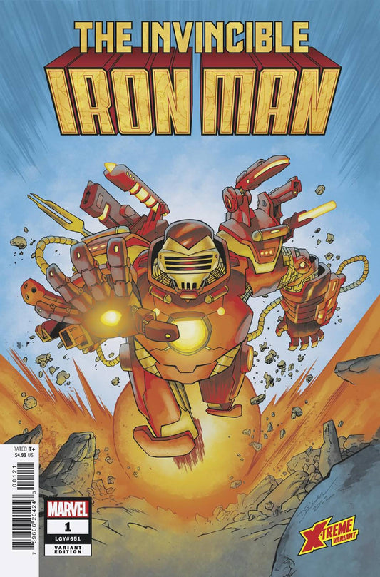 INVINCIBLE IRON MAN (2022) #1 SHALVEY X-TREME MARVEL VARIANT