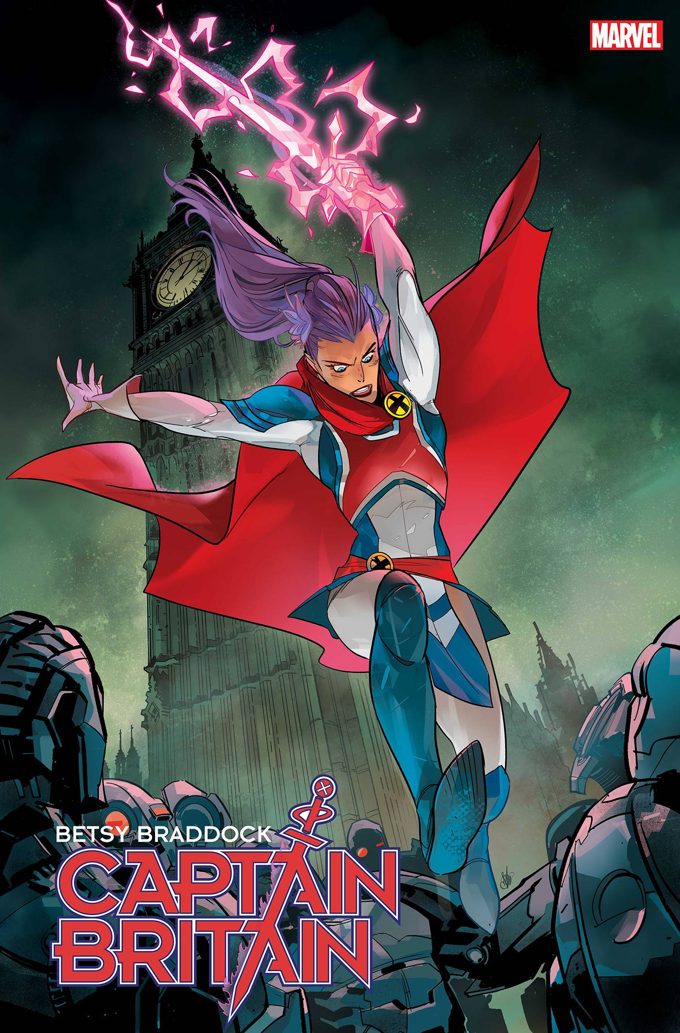 BETSY BRADDOCK CAPTAIN BRITAIN #1 1/25 SCHMIDT VARIANT