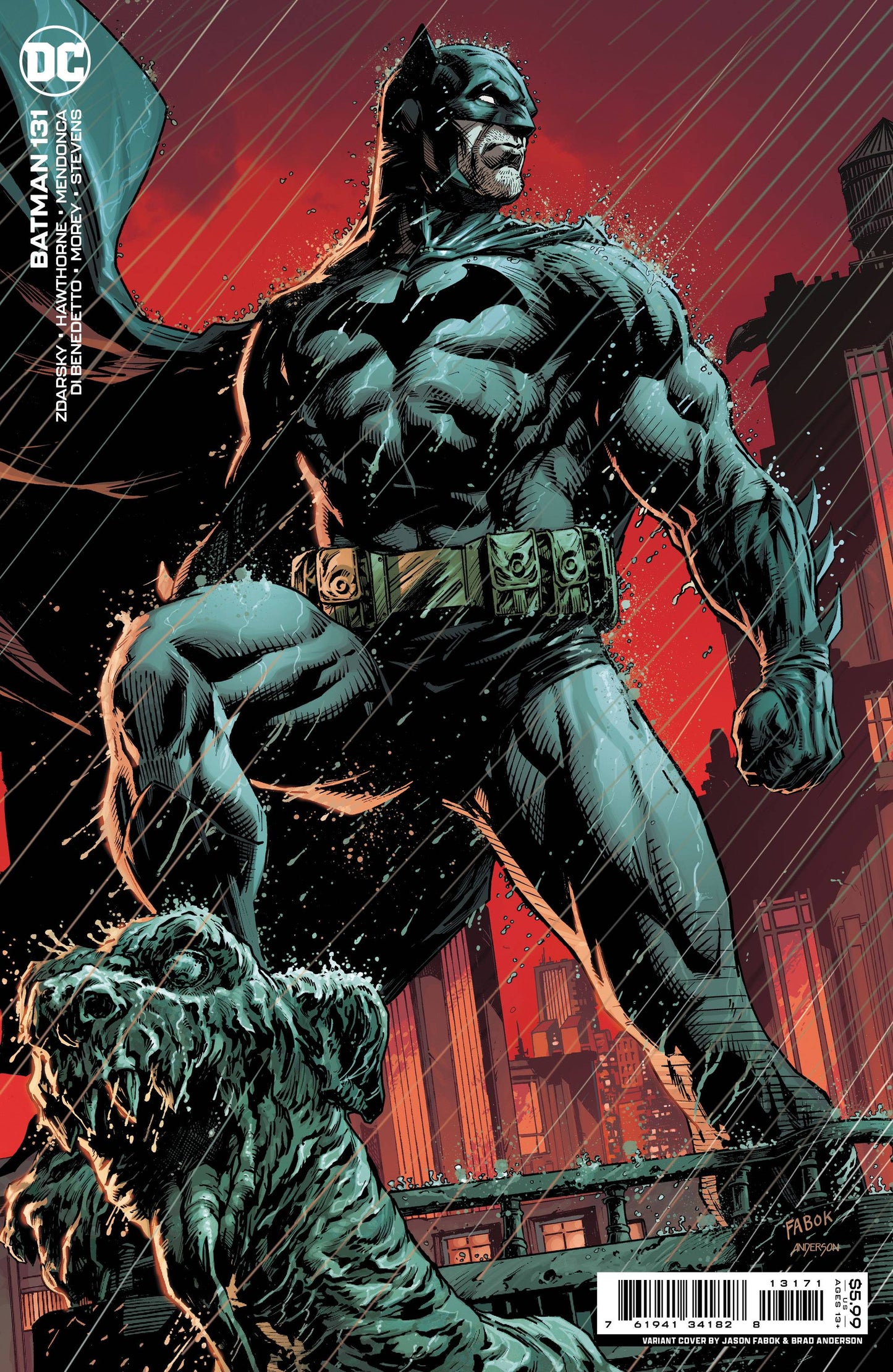 BATMAN #131 FABOK CARD STOCK VARIANT