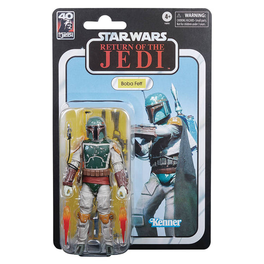 STAR WARS BLACK SERIES: RETURN OF THE JEDI 40TH ANNIVERSARY BOBA FETT 6IN