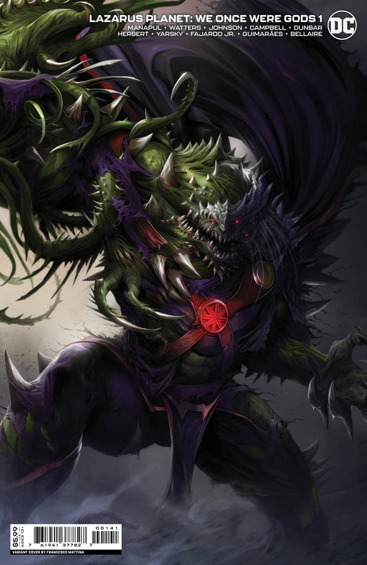 LAZARUS PLANET: WE ONCE WERE GODS #1 ONE SHOT MATTINA CARD STOCK VARIANT